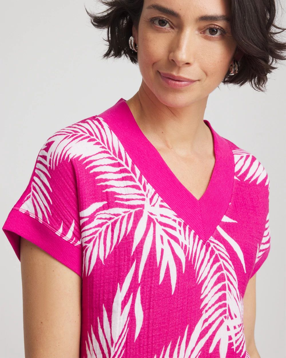 トップス De bon coer TORICO Zenergy® Tropical Gauze Top | Chico's